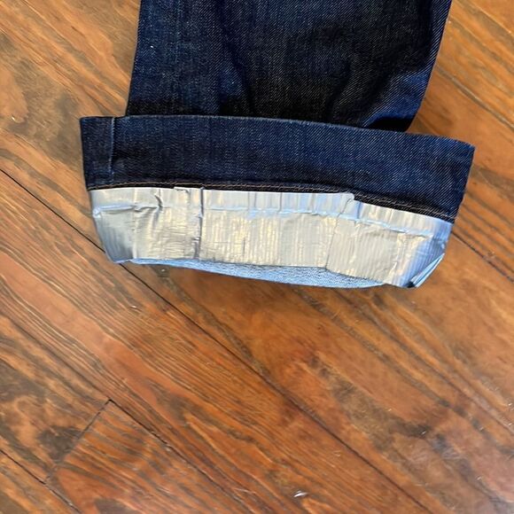 Awesome Joe’s jeans Rocker size 31. duct tape hemmed to make them 42 long - Picture 4 of 5